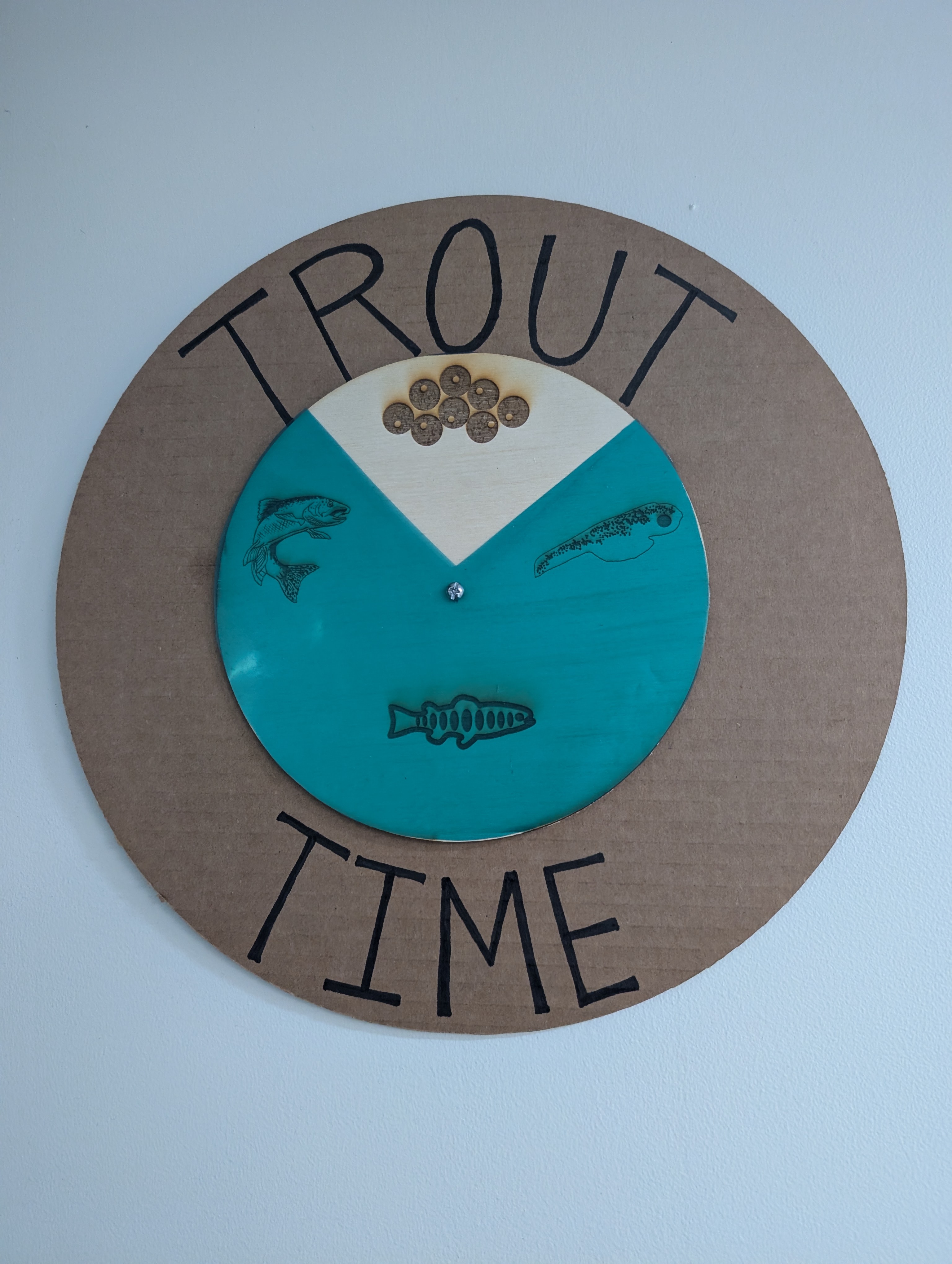 Trout Time Life Cycle Clock