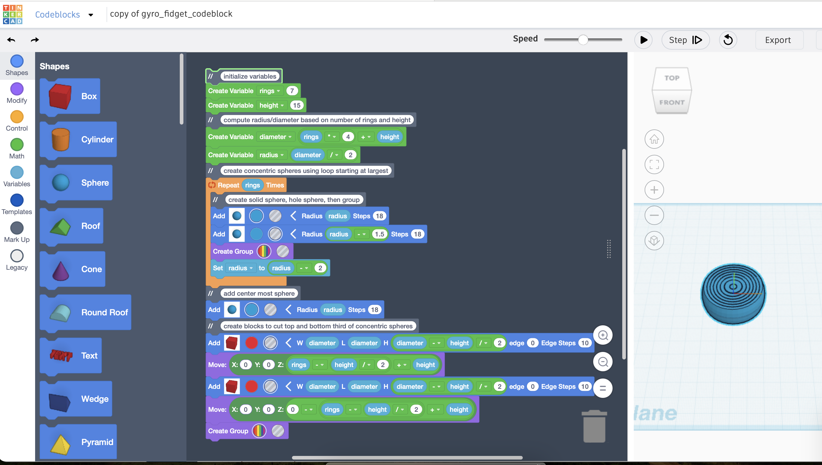 Codeblocks